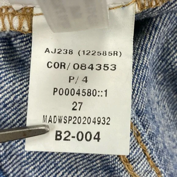 Madewell High-Rise Denim Shorts in Burke Wash: Button-Front EditionSize:27